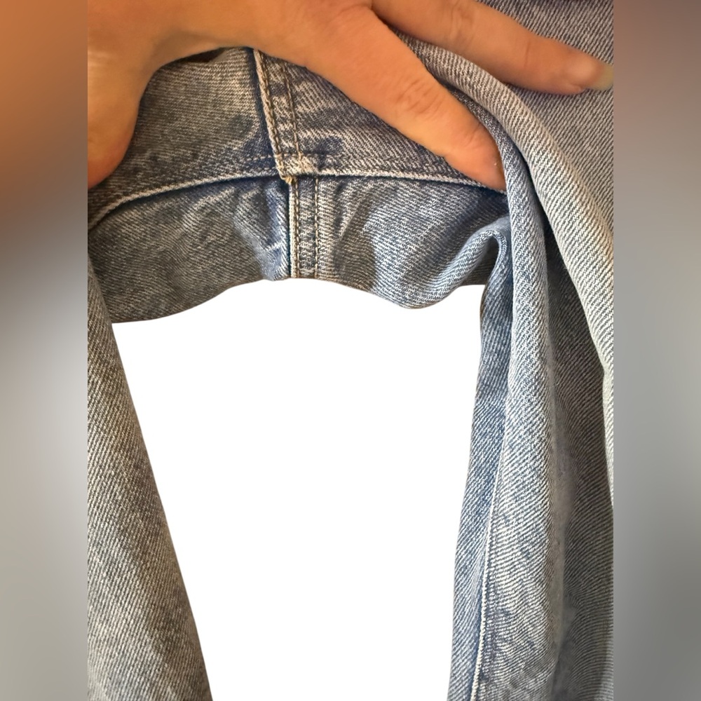 American Eagle Women's Curvy 90s Bootcut Jeans Sz 10 X-Short Blue Tides - Picture 5 of 13